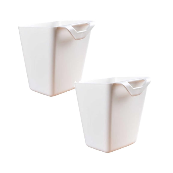4Pcs Hanging Cup Holder Multipurpose Rolling Cart Accessories Hanging Pen Holders Storage Containers Hanging Buckets For Home Kitchen Rack