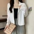 thumbnail image 4 of khaki Small Suit Jacket Women‘s Spring and Autumn 2024 New Korean Style All-match Design Sense Small Short Top, 4 of 7