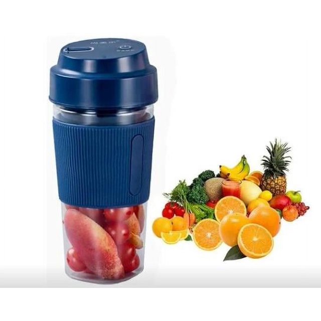 SHAR Portable Blender Cup, USB Electric Juicer Blender, USB Juice Blender, Juicer Blender Cup, Juicer Cup Fruit Blender, USB Portable Blender Blender Blue
