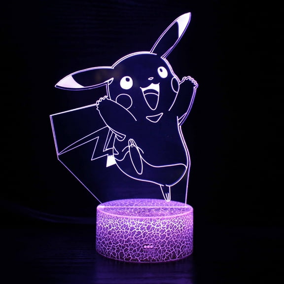 Cartoon Animal Night Light - Pika Desk Lamp with Remote & Smart Touch, 16 Colors Changing for Children's Room Decoration Christmas Gifts