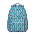 thumbnail image 1 of Watermelon Print School Backpack Aesthetic Geometric Summer Fruit Pattern with Cute Tropical Design for Watermelon Lovers, 1 of 5