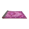 thumbnail image 2 of Ahgly Company Indoor Round Medallion Pink Traditional Area Rugs, 3' Round, 2 of 4