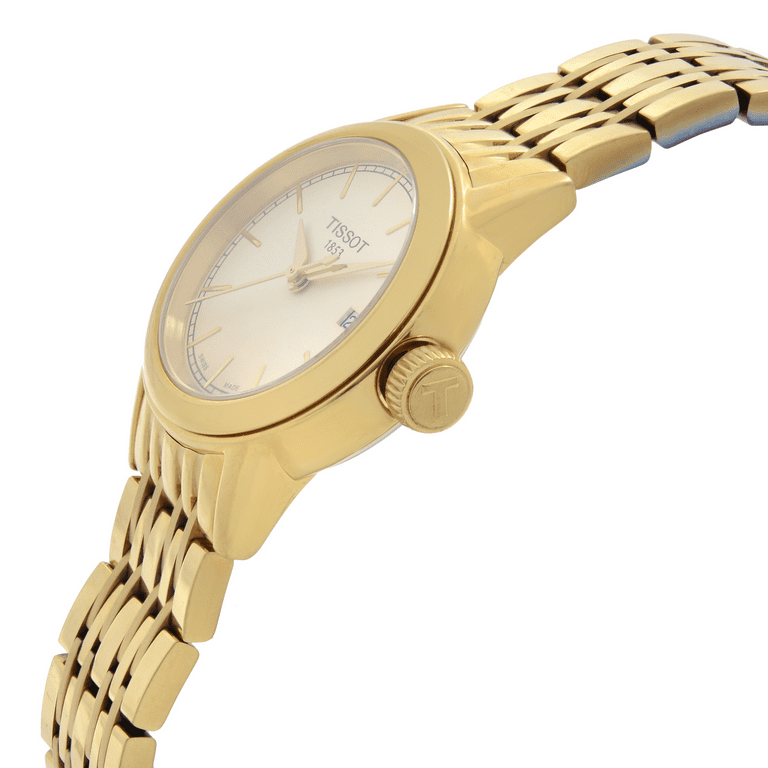 Tissot gold sale plated watch