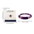 thumbnail image 2 of Puntoco Pulsera relajante curativa Pulsera elástica Acrílico Eliminación de energía Meditación Calma mental, 2 of 3