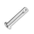 thumbnail image 3 of Single Hole Clevis Pins,8mm x 35mm Flat Head Zinc-Plating Steel  10Pcs, 3 of 5