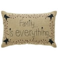 thumbnail image 2 of VHC Brands Pip Vinestar 9.5 x 14” Family Is Everything Tan Natural Cotton Decorative Pillow, 2 of 3