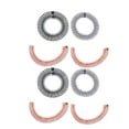 thumbnail image 1 of 8PCS Full Circle Spring Head Band Comb Stretch Flexible Hair Combs Headband Tooth Headband for Women, 1 of 8