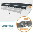 thumbnail image 6 of Macrout Patio Awning 10x8 Feet Sunshade Canopy for Manual Retractable Awnings, 4627 (Dark Grey), 6 of 10