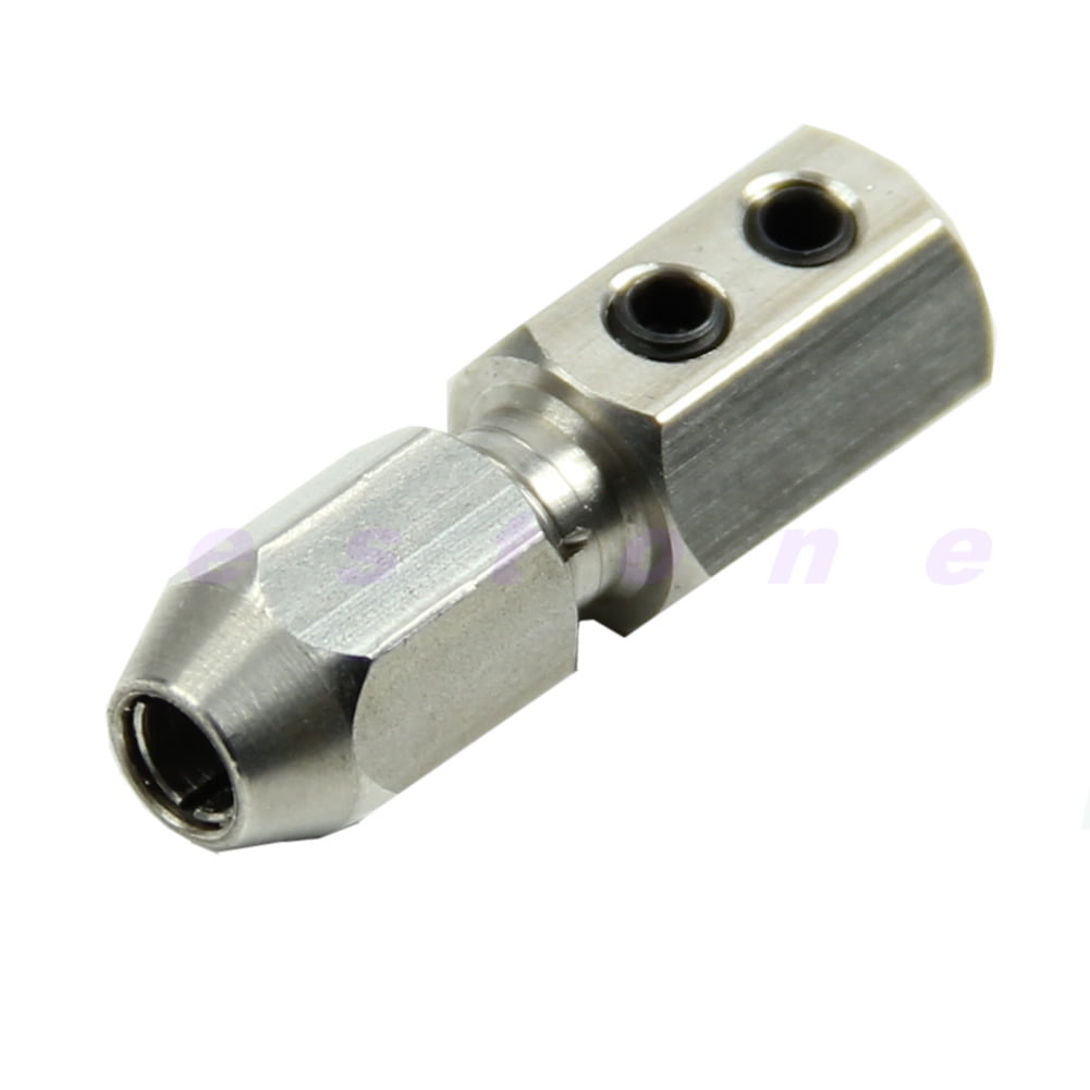 M8-6.35mm 1/4'' Collet Coupler Connector W/ Thread Stainless Steel RC Boat