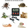 thumbnail image 4 of Termómetro Digital para Reptiles, higrómetro, LCD, medidor de temperatura y humedad para terrario, tanque incubadora de mascotas, 4 of 5