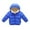 Blue, variant on PINQI Kids Down Outerwear Child Toddler Baby Boys Girls Solid Winter Hooded Coat Jacket Thick Warm Outerwear Clothes for 1 to 6 Years
