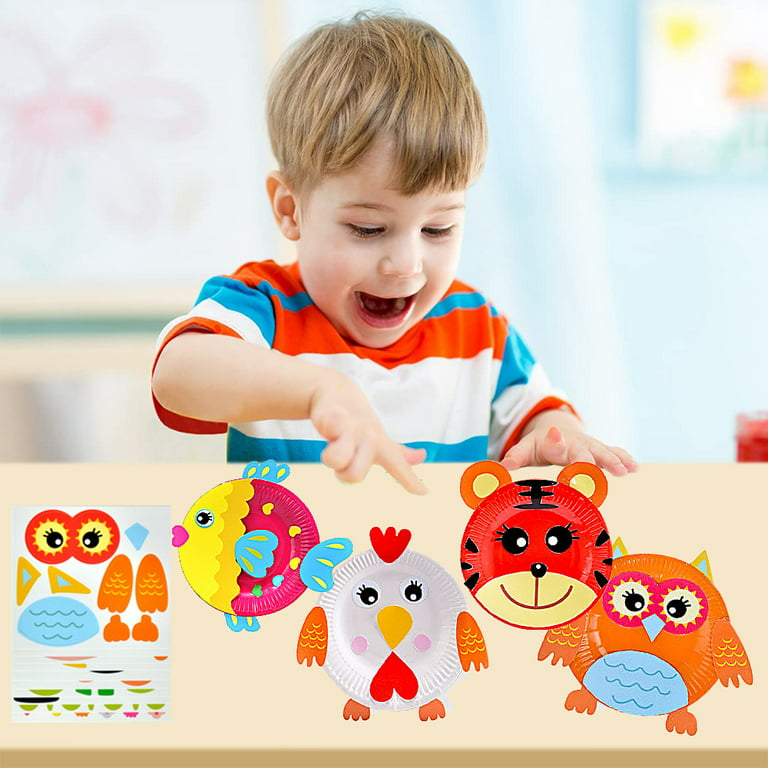 Arts and Craft Kit for Toddlers and Preschoolers, Easy Crafts for Kids Ages  3-5 – Animal Craft Set
