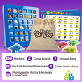 thumbnail image 4 of Piano Potato Rocks Bingo Game for Kids, STEM Rock Collection Kit with 36 Real Gemstones & Minerals, Educational Geology Gift for Ages 6+, 4 of 7