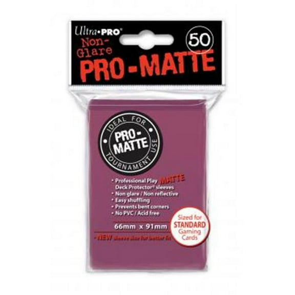 Ultra PRO: Standard 50ct PRO-Matte Sleeves (Blackberry)
