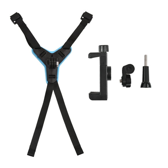 Helmet Camera Mount Holder Helmet Mount for Action Camera with Adapter Mobile Phone Clip Compatible with GoPro / DJI Osmo/ AKASO Action Camera