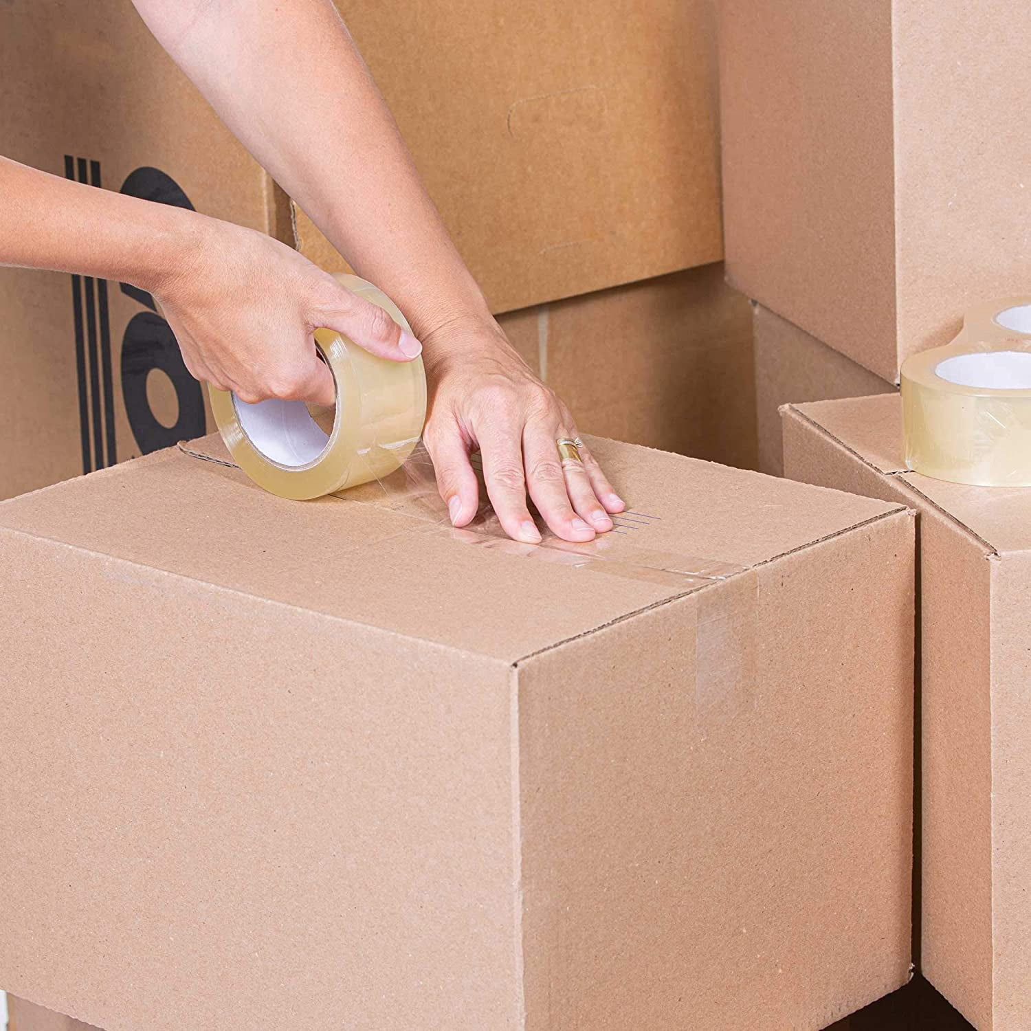 36 Rolls Premium Clear Carton Box Sealing Packing Tape 2.5 Mil Thick 2"x110 yard