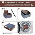 thumbnail image 6 of Dog Car Seat for Small Medium Dogs, Soft Fabric Dog Booster Seat with Storage Pockets, Safety Belt, Comfy Pet Car Seat Travel Bed, Removable and Washable, 6 of 7
