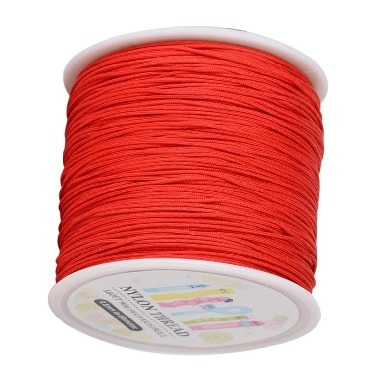 Red Silk Cord For Jewelry Making