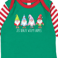 thumbnail image 4 of Inktastic Christmas Hangin with My Gnomies Boys or Girls Long Sleeve Baby Bodysuit, 4 of 5