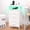 White(4 Drawers), variant on 4 Drawer Nightstand with Charging Station, Bedside Table with LED and Storage Shelf, Small Dresser for Bedroom Living Room and Dorm, White