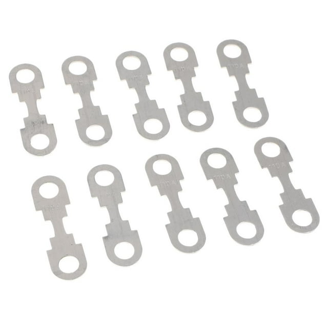 10 Pcs Bande de Fusible en Métal pour Siège 12v, 110A