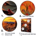 thumbnail image 3 of Designart "Sunset Hues In Cactus Field I" Succulent Floater Framed Canvas Art Print, 3 of 5