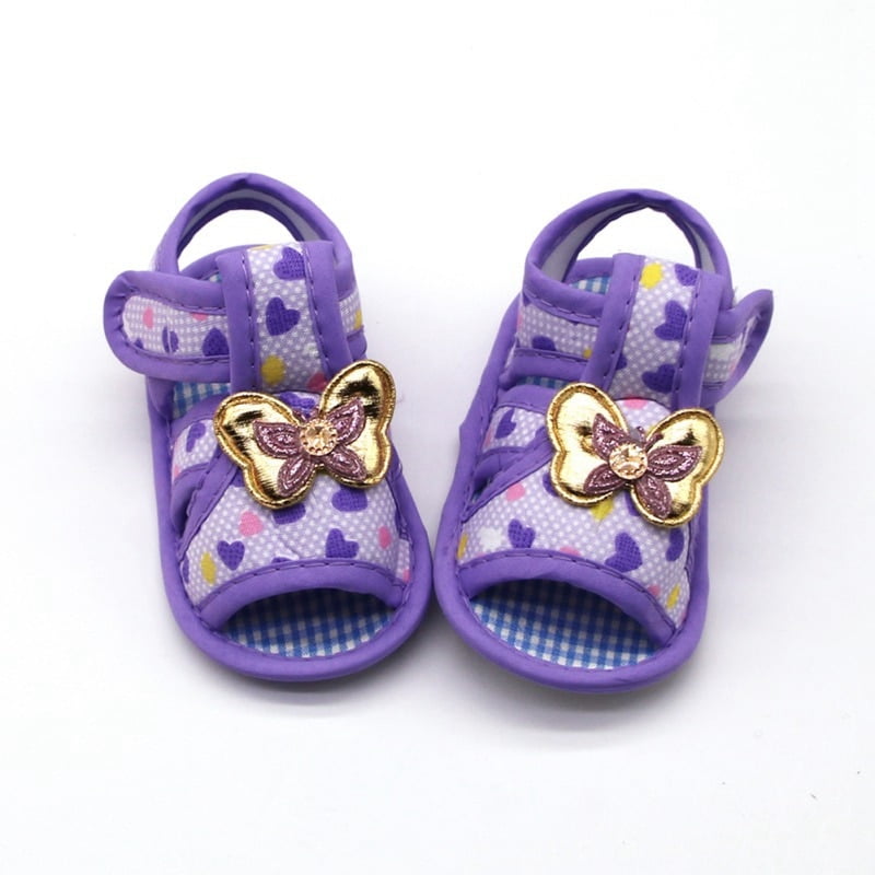baby girl golden shoes