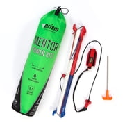 Prism Mentor 3.5m Water-relaunchable Three-line Power Kite Ready to Fly with Control bar, Ground Stake and Quick Release Safety Leash