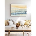 thumbnail image 4 of Yellow Blue Ombre Wall Art for Living Room,Canvas Picture Wall Decor for Bathroom Bedroom,Abstract Modern Art Fluid Striped Painting Artwork for Office Kitchen Hallway Dining Room Home Decor 24"x32", 4 of 8