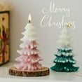 thumbnail image 5 of 5 Pieces Christmas Scented Candles Gift Wax Realistic Tree Shaped Candle for Home Cute Aromatherapy Candles for Christmas Party Holiday New Year Decoration Bedroom Room Table Decor, 5 of 5