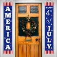 Tantouec Independence Day Door Court Decoration Door Banner Couplet Independence Day Couplet