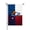 Color 4, variant on Amhnf Texas State Flag With Cowboy Hat And Bluebonnet Flower Design On Wooden Texture Garden Flag For Home Outdoor Garden Yard Decor 12x18 inch