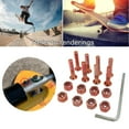 thumbnail image 2 of destyer 8pcs Replacement Skateboard Hardware Set Longboard Screws Accessories orange, 2 of 9