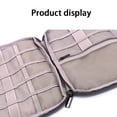thumbnail image 2 of Tignapoo Medium Black Nylon Watch Strap Organizer Case with Zipper - Durable and Lightweight Storage Solution for Straps Up to 28mm Wide, Perfect for Travel and Home Use, 2 of 6