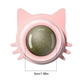 thumbnail image 4 of Juguete Pared Con Hierba Gatera para Masticar Gatitos Limpieza Dientes Morder Gatos () Rosa, 4 of 4