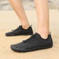 thumbnail image 6 of Mepaouo Women Men Water Shoes Quick Dry Barefoot Aqua Sport Hiking Diving Walking Shoes(Black,7.5), 6 of 9