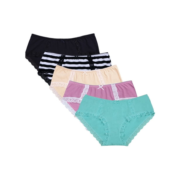 LADY CHOICE for Women - Lingeries & Hipsters Panty Set Combo Pack -  Underwear Combo - Cotton Panties - Underwears - (Colors May Vary)