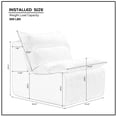thumbnail image 4 of Accent Bean Bag Chair, Oversized Lazy Floor Sofa Chair, Single Seat Lounge Sofa for Living Room/Bedroom/Office, Green, 4 of 9