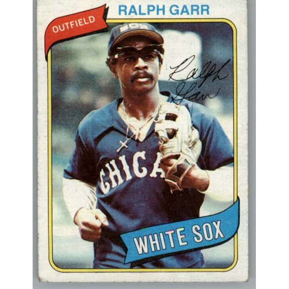 Collectible 1980 Topps #272 Ralph Garr (EXMT) Chicago White Sox MLB Baseball Base Trading Card