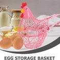 thumbnail image 5 of Vintage Wire Hen On Nest Dish with Lid, Hen On Nest Wire Dish, Large Pedestal Candy Bowl Chicken Candy Dish, Colorful Wire Cookie Jar for Snacks Dessert Cookies, Home Kichen Tabletop Decor, Metal S, 5 of 6