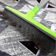 thumbnail image 2 of 3 Section Telescopic Pole Carpet Delinting Brooms Classic Pet Carpet Hair Removal Brooms for Indoor Outdoor, 2 of 5
