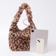 thumbnail image 5 of Bolso Hombro Mujer Felpa Correa Con Cordón Leopardo Asa Superior, 5 of 9