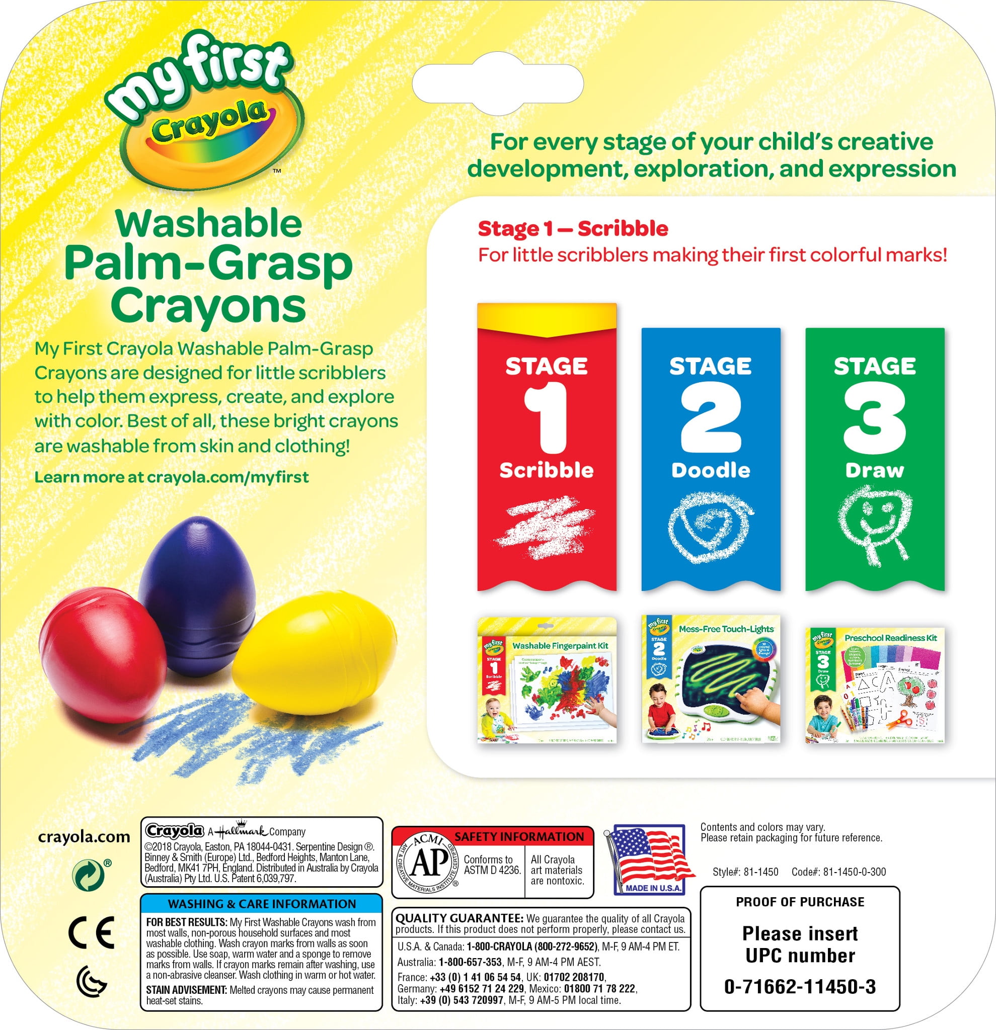 My first crayola egg shaped crayons review 