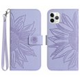 thumbnail image 2 of for iPhone 11 Pro Max Flip Case, Flower Printed PU Leather Magnetic Wallet Case with Stand Holder Flip Cover with Card Slots and Strap Compartment for iPhone 11 Pro Max (6.5") - Lightpurple, 2 of 11