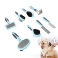 thumbnail image 3 of Pet 8 In 1 Dog Brush Set, Pets Grooming Comb Kit For Small Dogs Puppies Pet Self Cleaning Slicker Brush Set Pet Rake Comb Pet Grooming Tool, 3 of 8