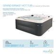 thumbnail image 5 of Aqualife by Strong Spas Grand Banks 6 Person Acrylic Lounger Spa, 81 Jets, Non-Lounger, Gray, 5 of 16