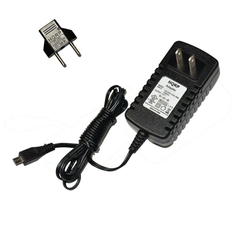 HQRP 5V 2.5A Micro USB AC Adapter Mains Power Wall Supply for Blink XT