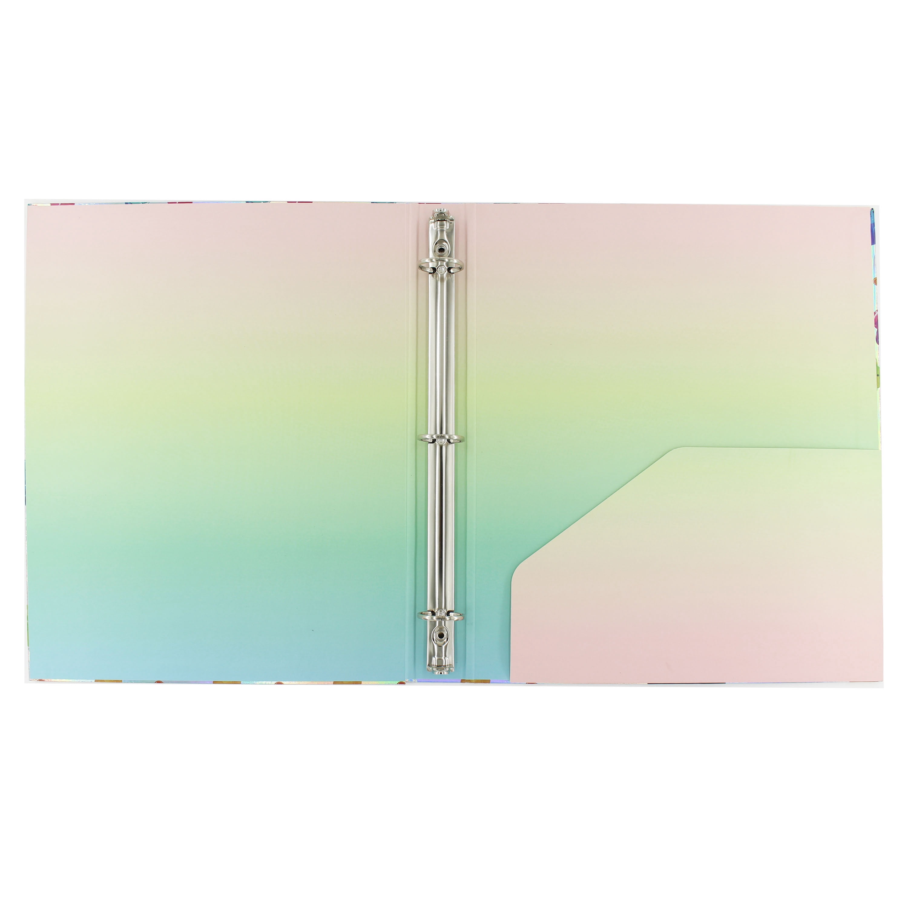 Ecokind Gummy Bear 1-Inch 3 Ring Paper Binder, 12.08in x 10.35in, Holds 200 Sheets