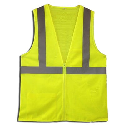 

Cordova Safety Products Hi-Vis Lime Class 2 Traffic Safety Vest Large (6 Pack)