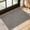 Grey, variant on MatEssenz 2-Pack Washable Inside Door Mats 2x3 ft, Low Profile Entryway Rug Set, Scandinavian Striped Woven Faux Linen, Non-Slip Mudroom & Kitchen Mat, Apartment Essentials, Khaki